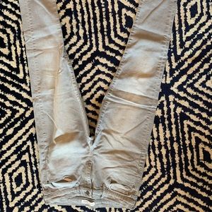 Banana Republic Light Gray Denim Skinny Ankle Jean